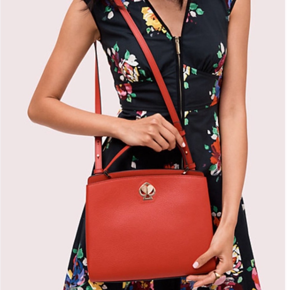 NWOT Kate Spade Romy Medium Leather Satchel Bag